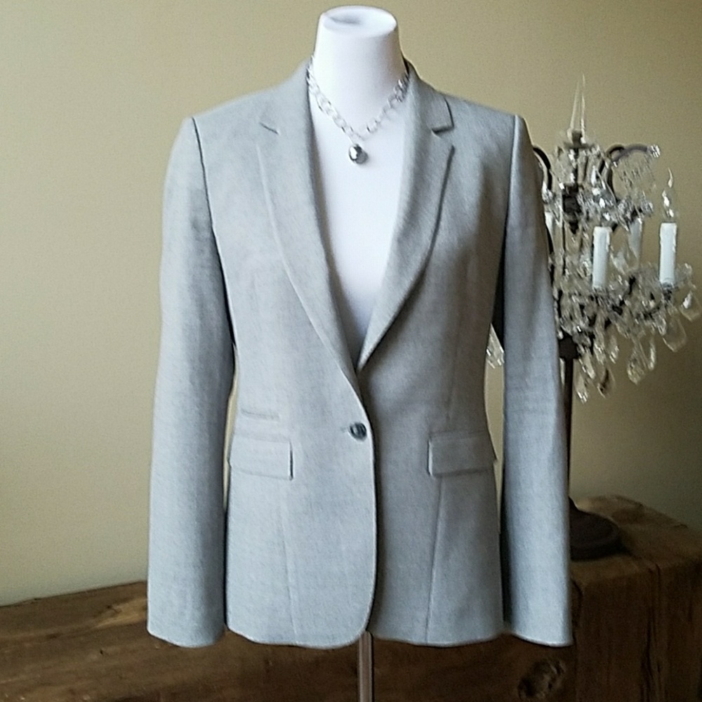 Hugo Boss gray blazer